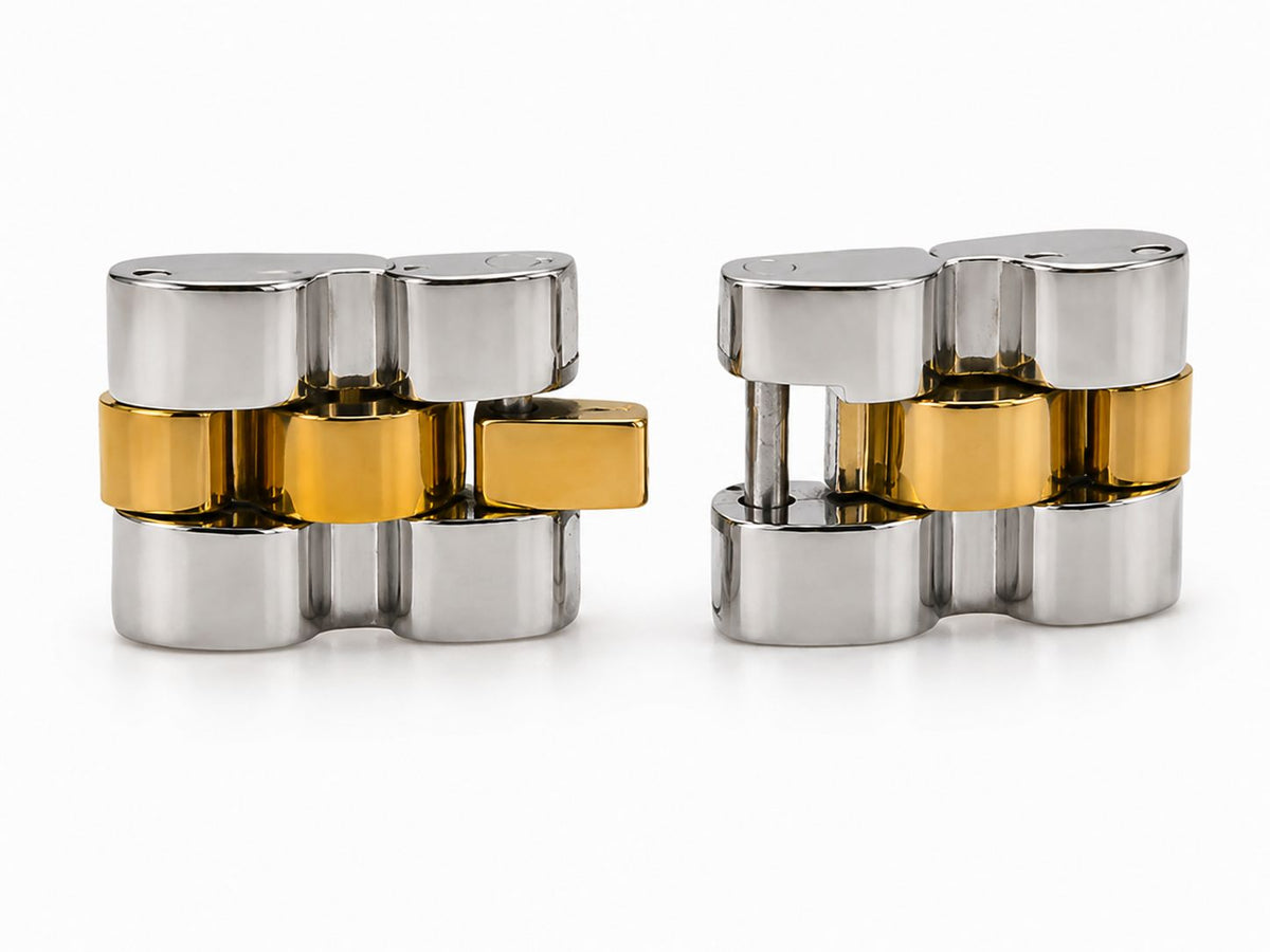 Crown Link Bracelet – Stainless Steel