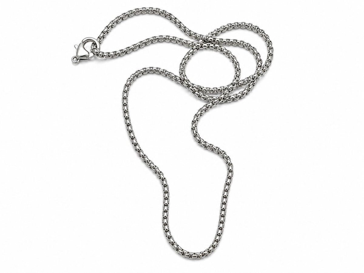 Men’s Silver-Tone Link Chain Necklace