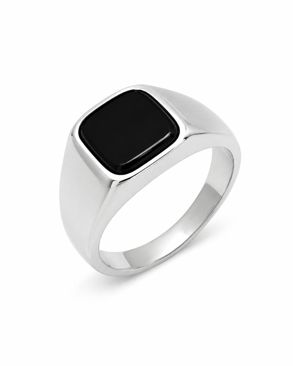 Men’s Silver Square Signet Ring