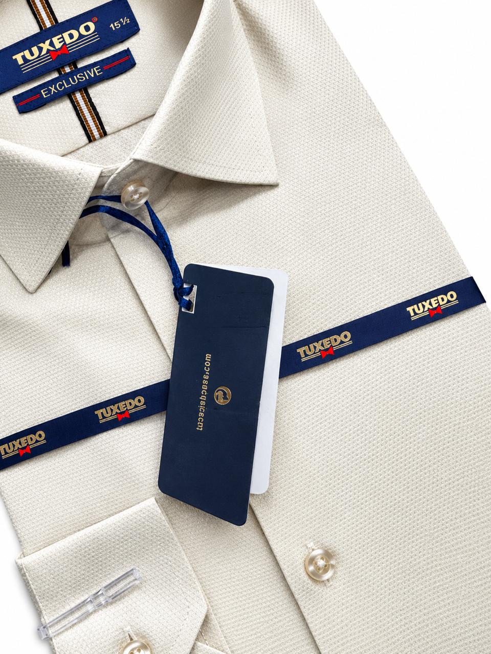 Tuxedo Exclusive Men’s Skin Textured Dress Shirt
