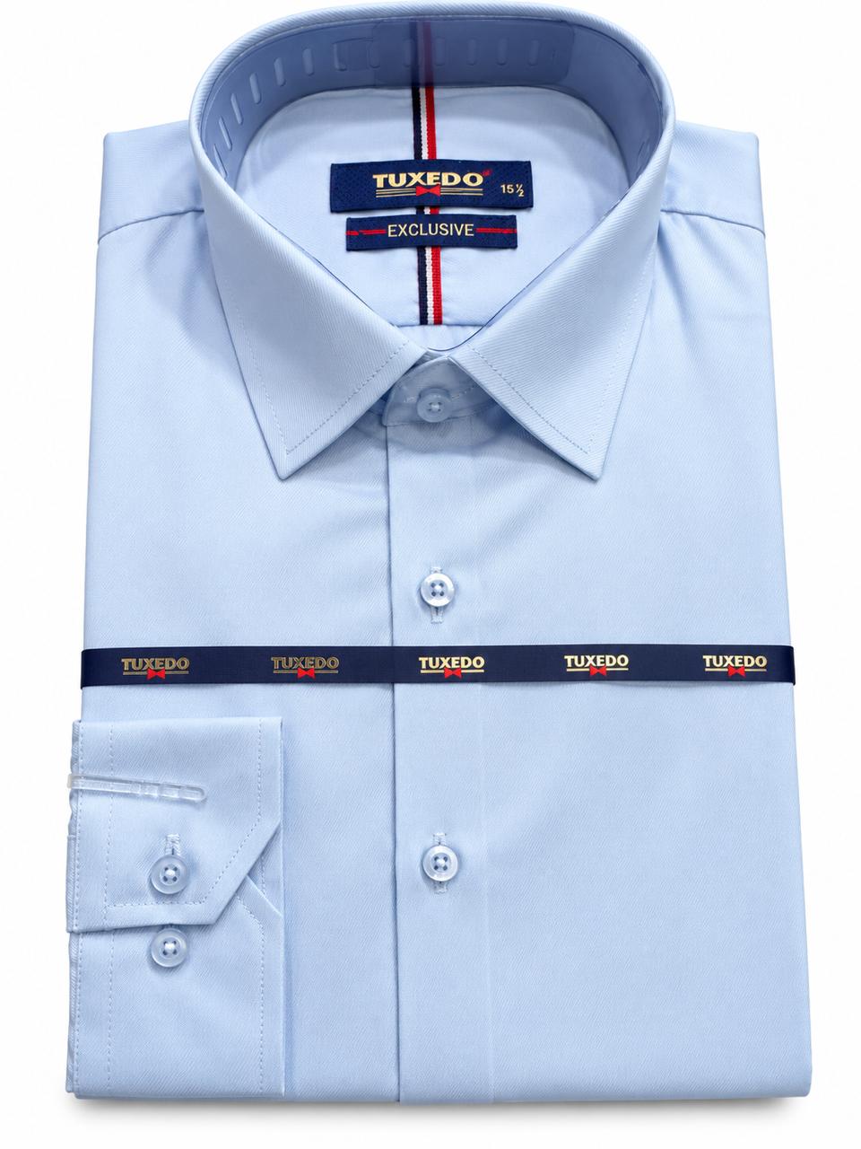 Tuxedo Exclusive Men’s Light Blue Formal Dress Shirt
