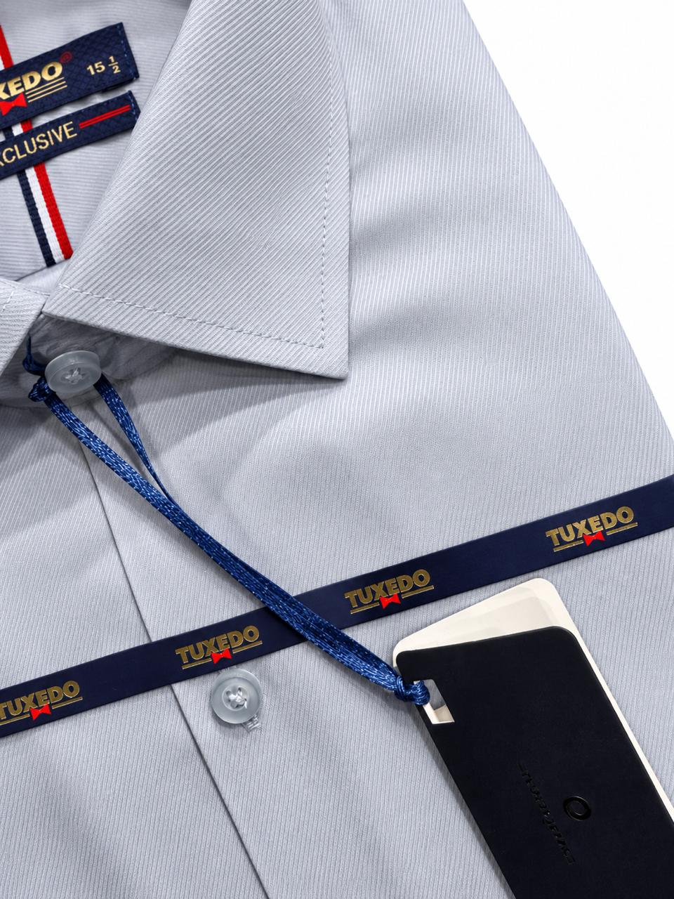Tuxedo Exclusive Men’s Grey Formal Dress Shirt