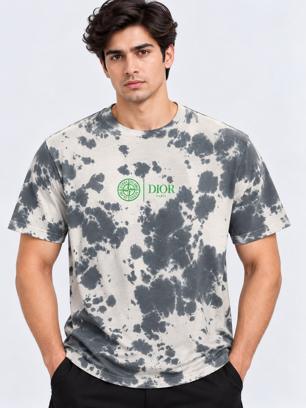 Dior Stone Island Graphic T-Shirt