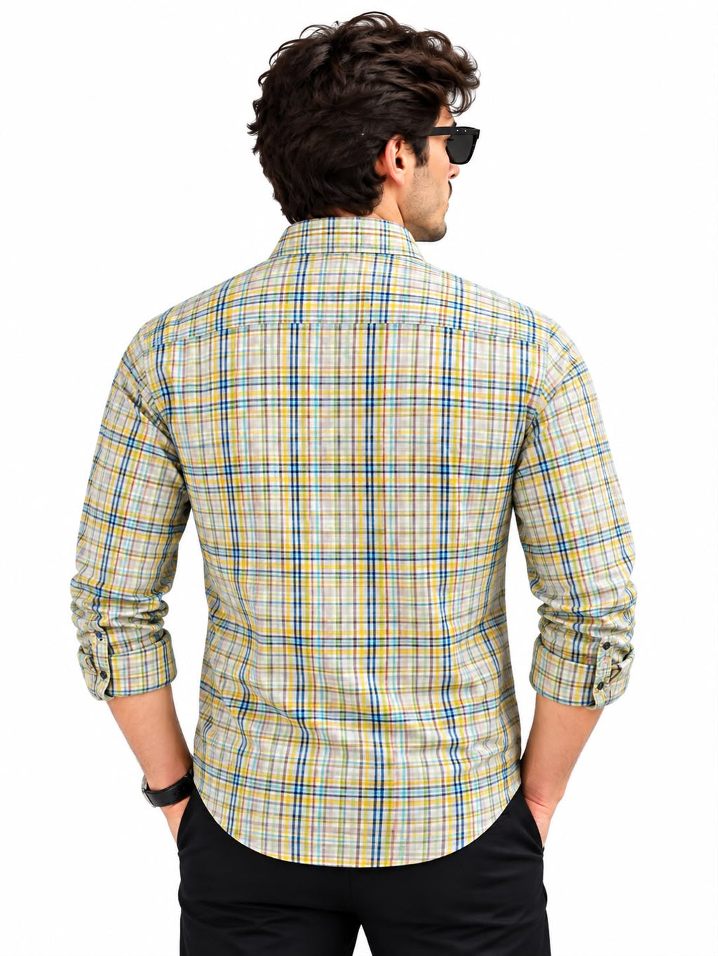 Men’s Multicolor Plaid Shirt