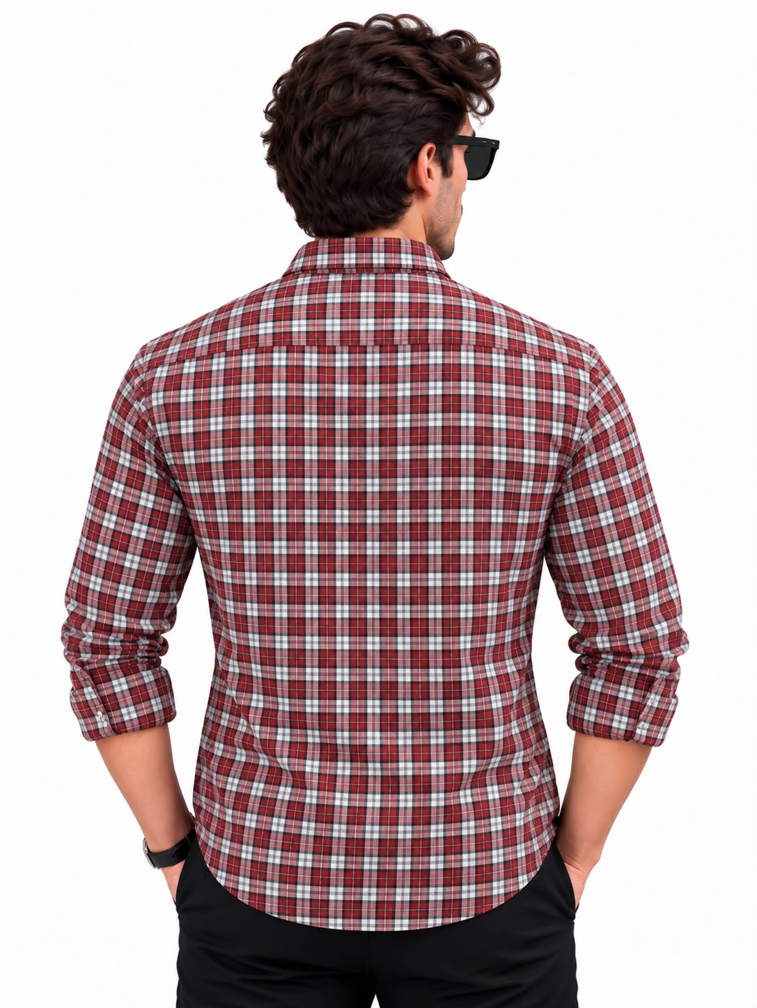 Men’s Red Check Shirt