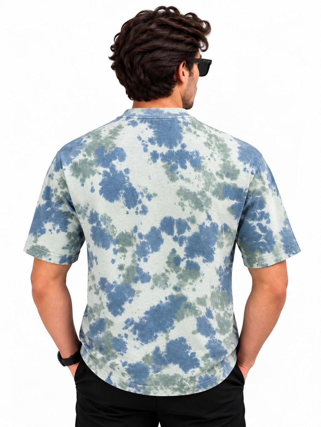 Prada Tie-Dye Printed T-Shirt for Men