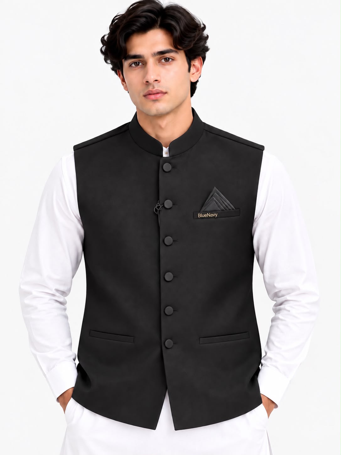 Men’s Premium Black Waistcoat