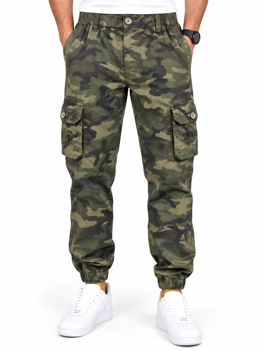 Men’s Camouflage Cargo Jogger Pants