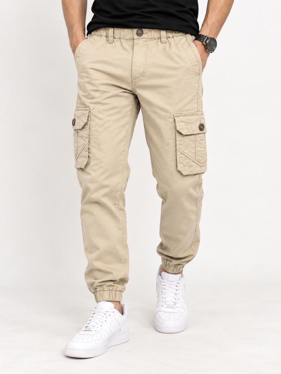 Men’s Cotton Cargo Jogger Pants