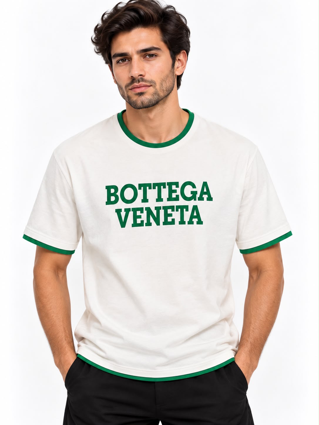 Bottega Veneta Men’s White T-Shirt