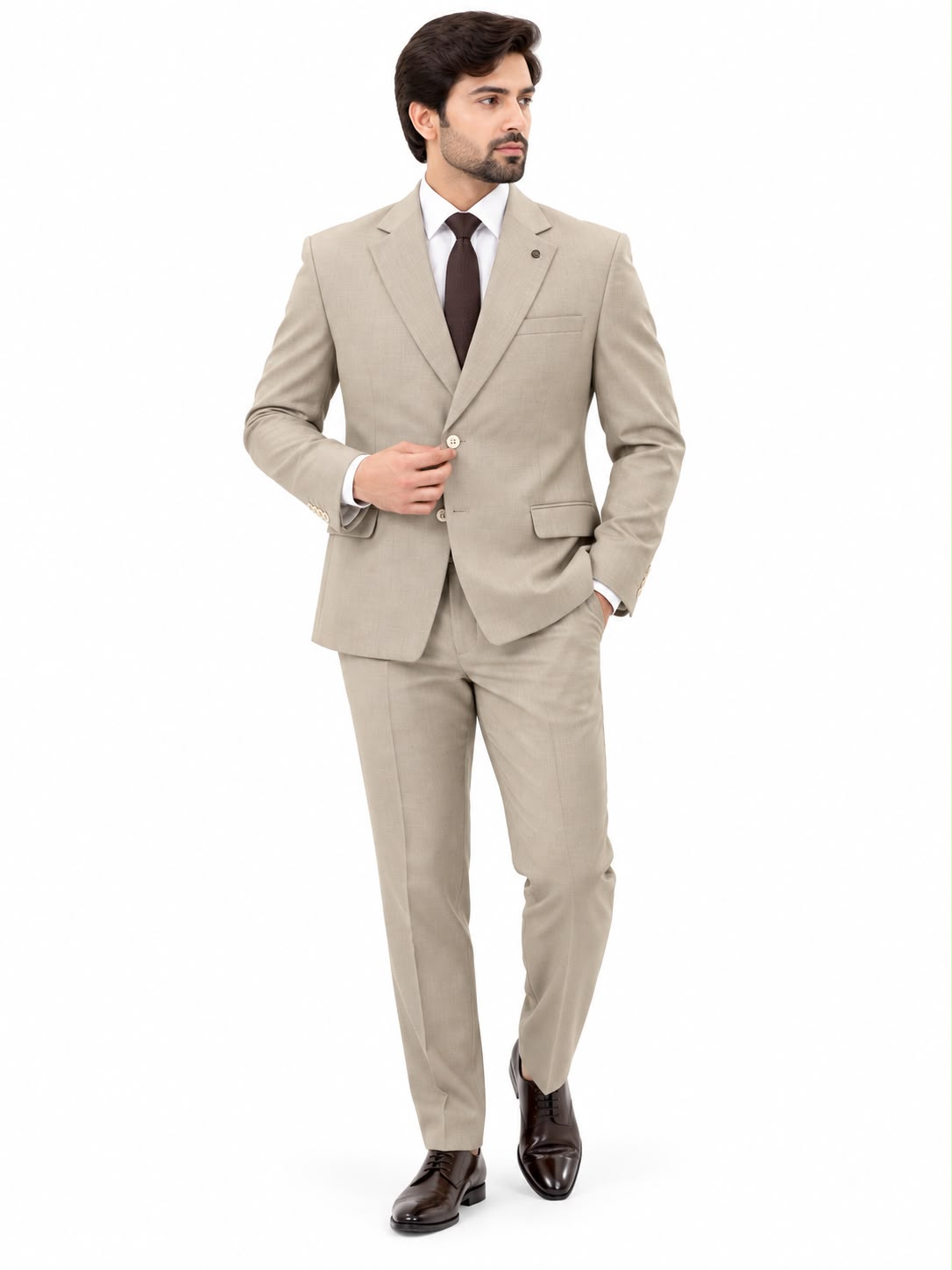 – Classic Single-Breasted 2-Piece