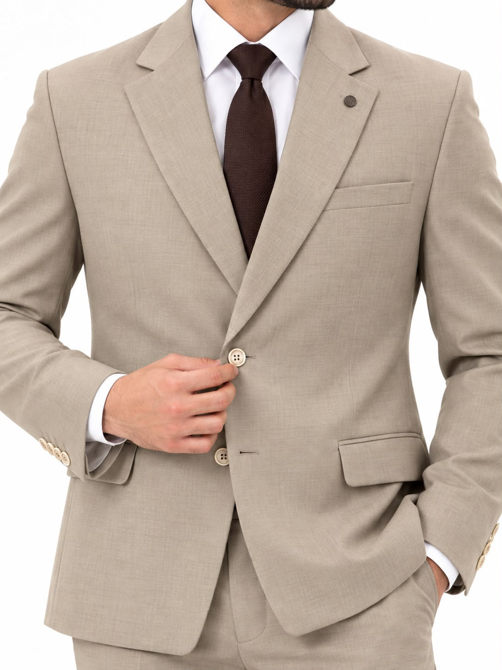 – Classic Single-Breasted 2-Piece