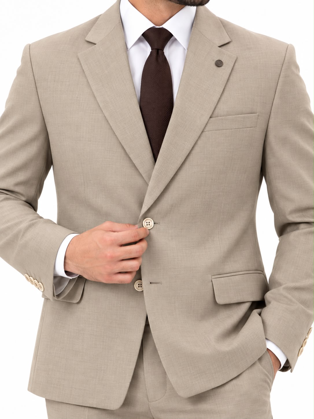 – Classic Single-Breasted 2-Piece