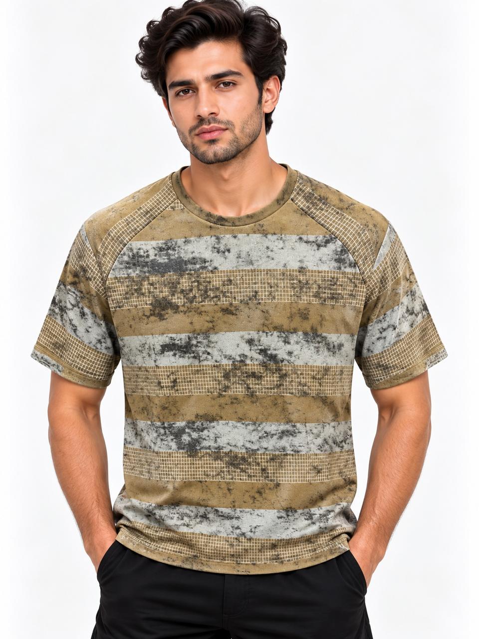 Men’s Printed Crew Neck T-Shirt