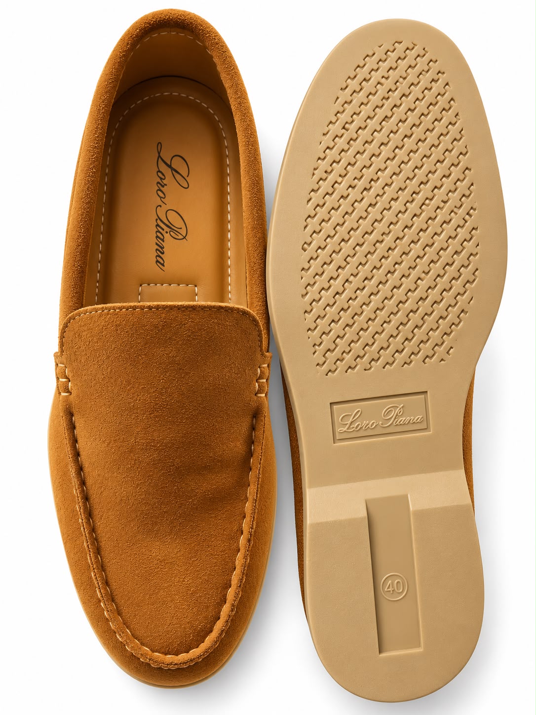 Men’s Suede-Style Loafers