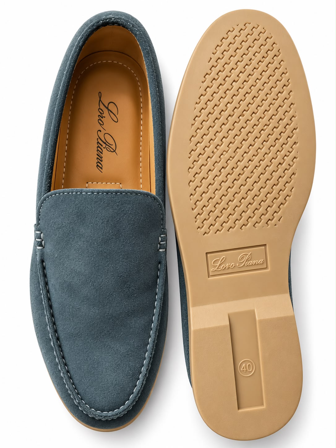 Men’s Suede-Style Loafers
