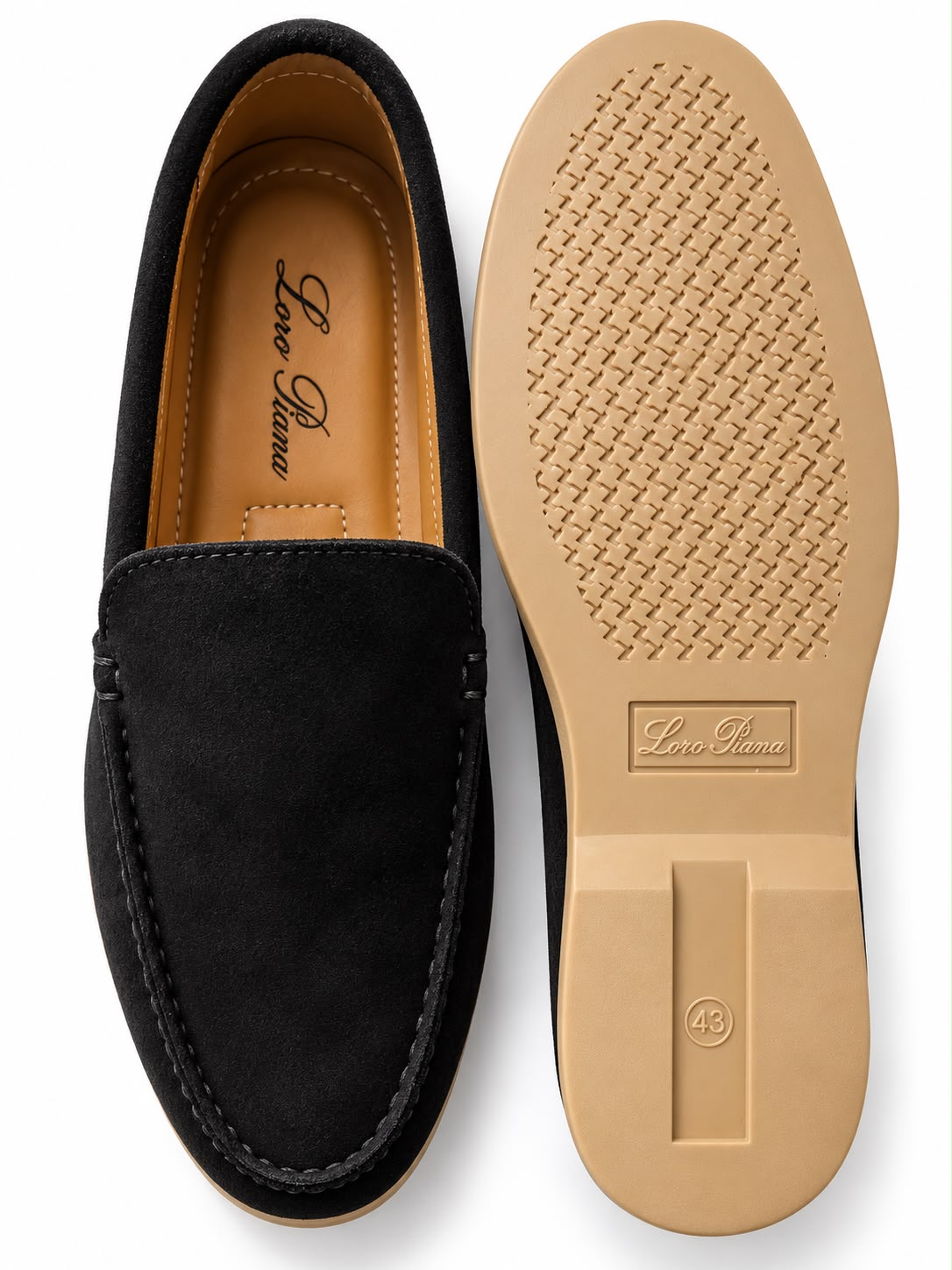 Men’s Suede-Style Loafers