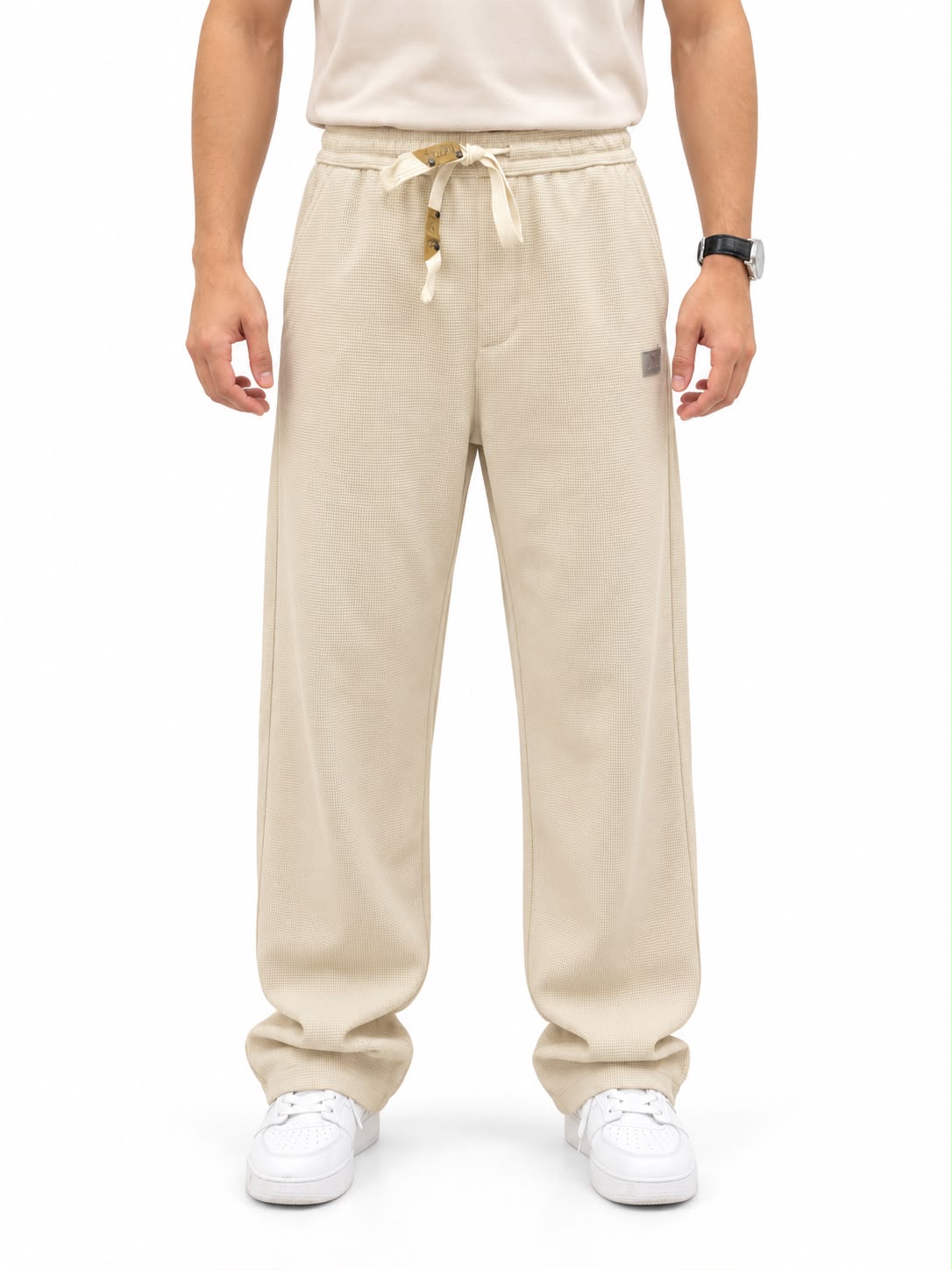 Men’s Textured Baggy Trouser