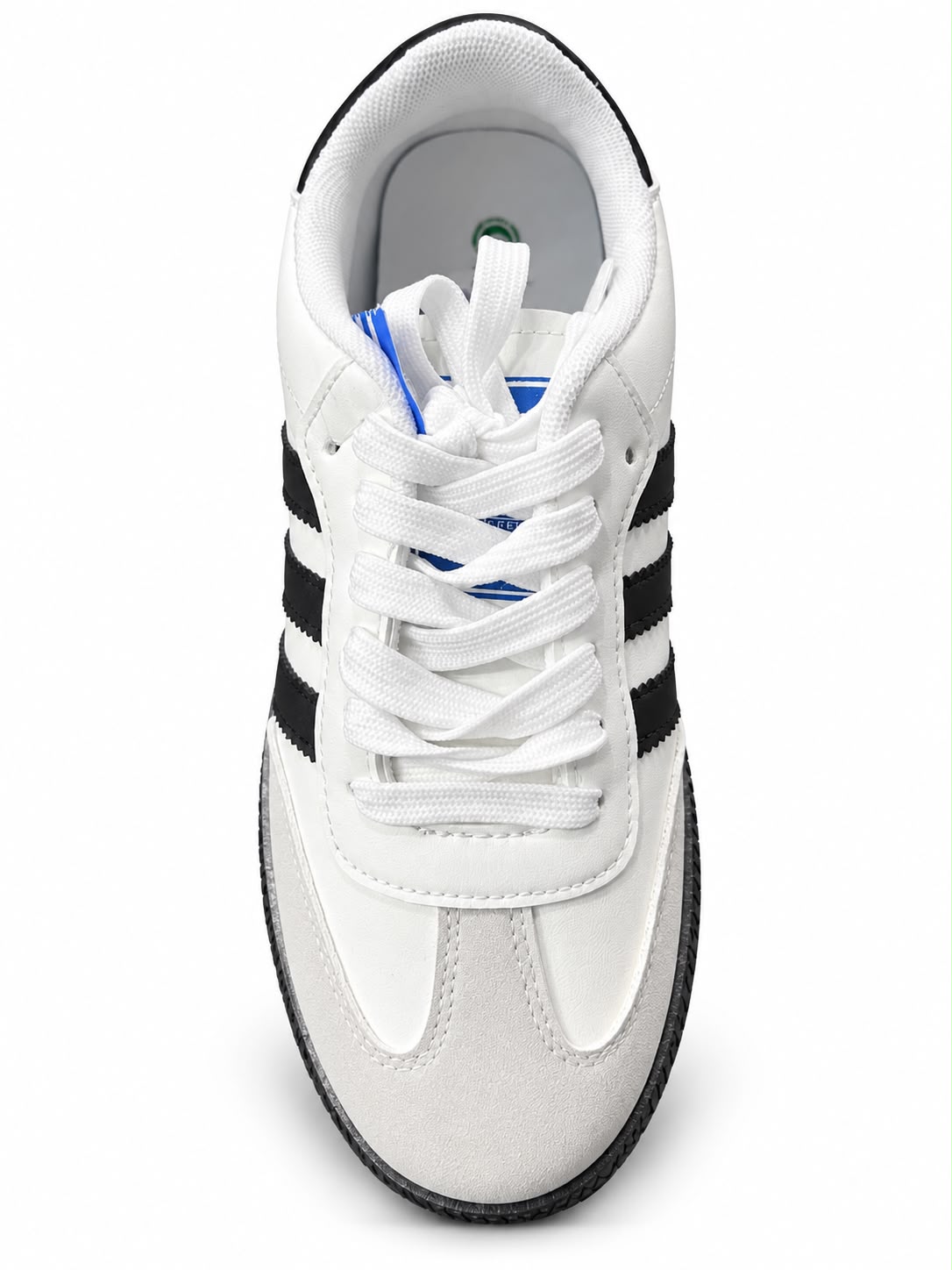 Men’s White & Black Retro Sneakers