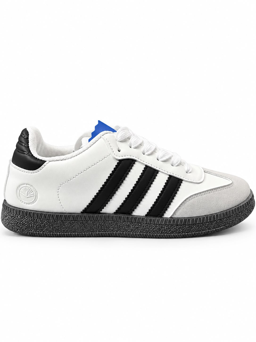 Men’s White & Black Retro Sneakers
