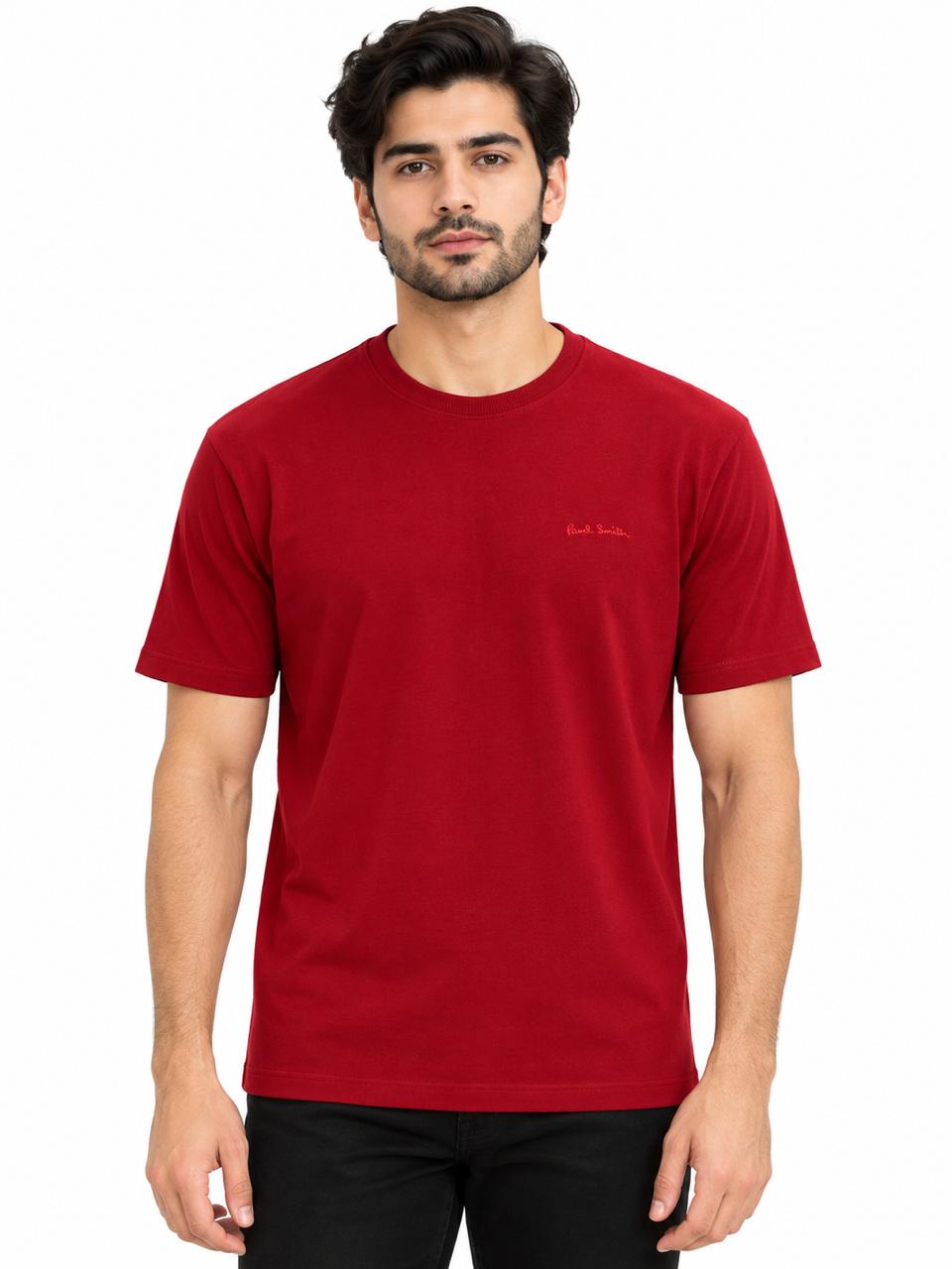 Men’s Premium Embroidered Crew Neck T-Shirt