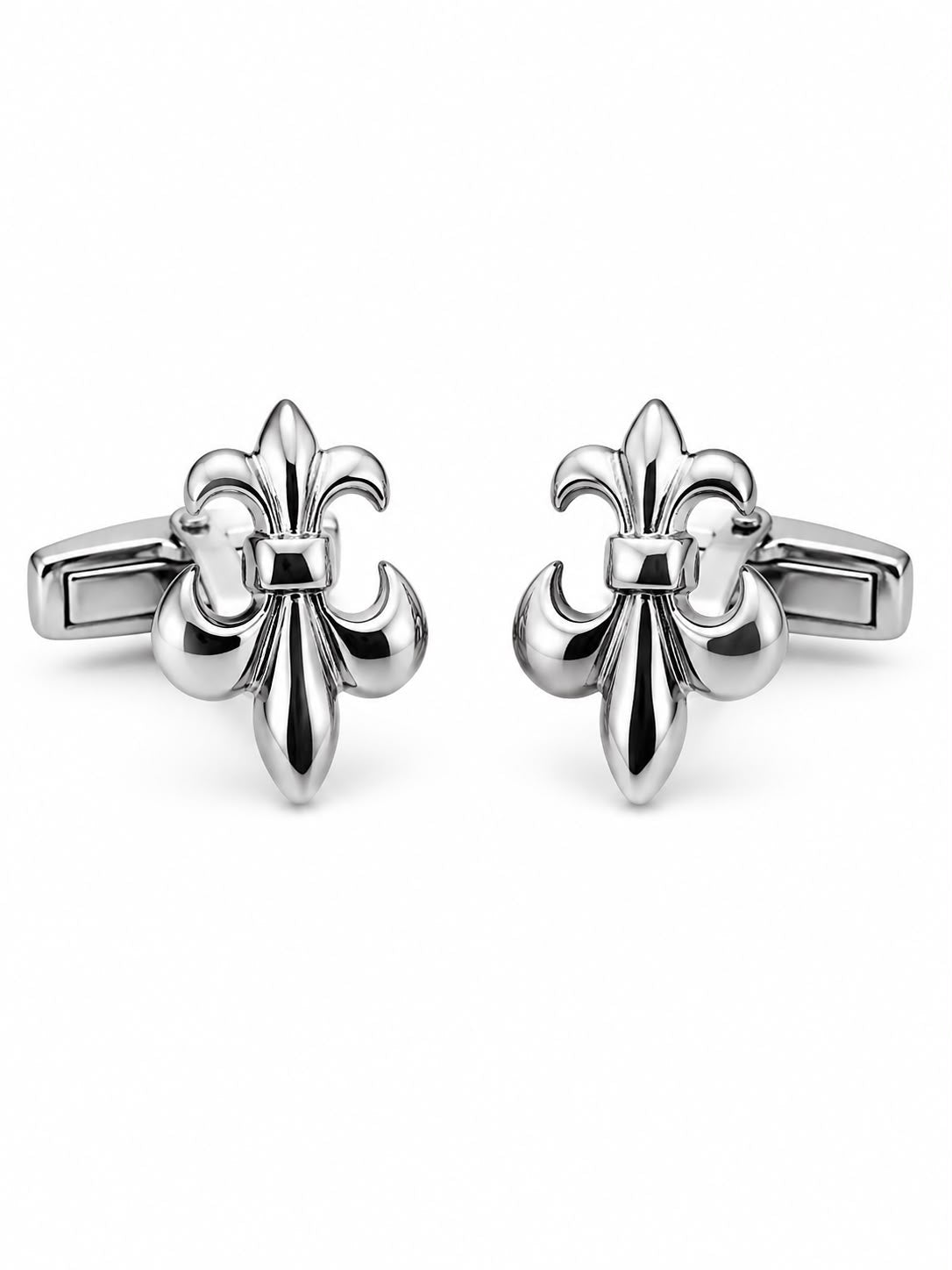 Silver Fleur-de-Lis Cufflinks