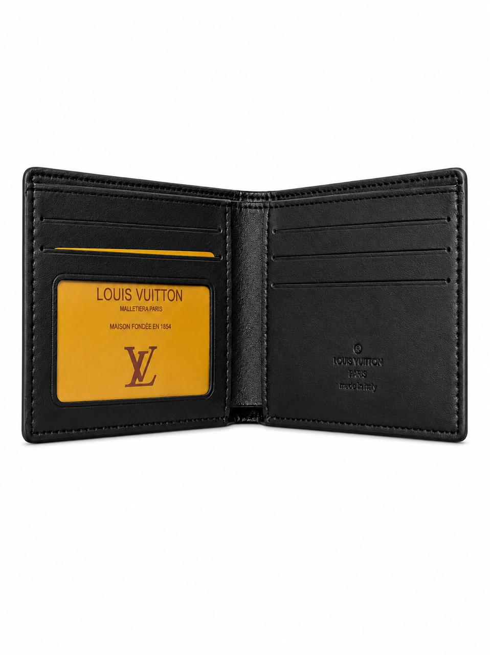 Men’s Brown Monogram Bi-Fold Wallet