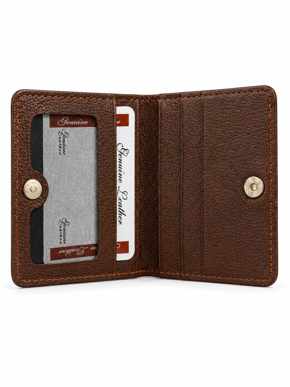 Men’s Classic Brown Leather Bifold Wallet
