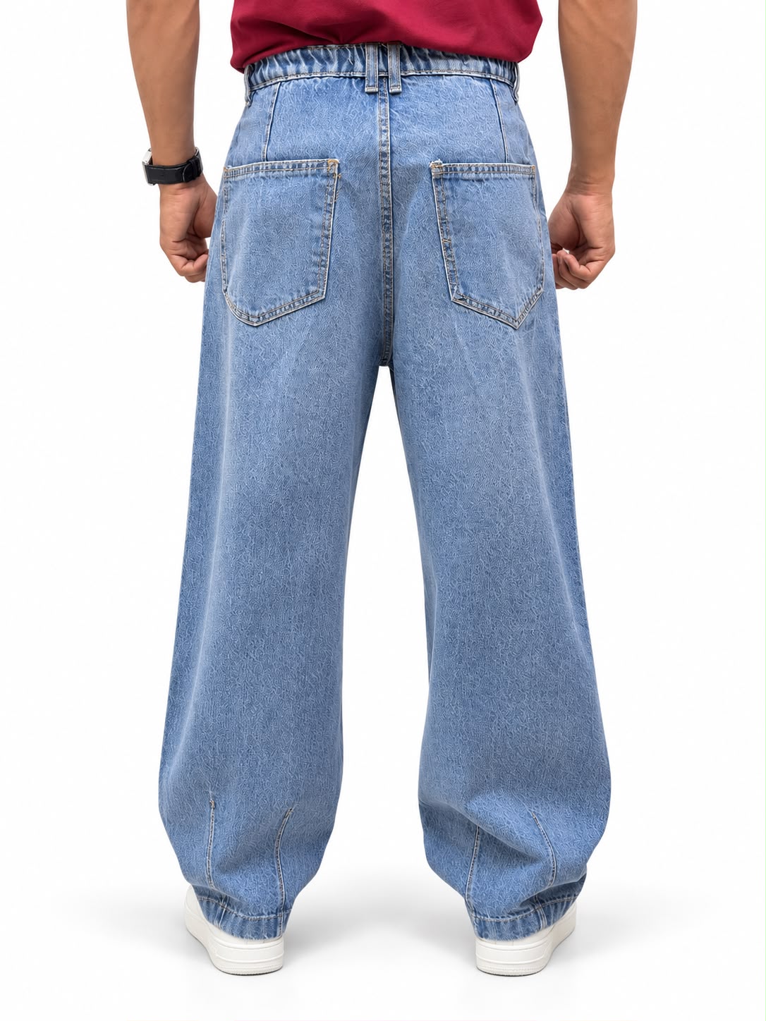 Men’s Baggy Patterned Jeans