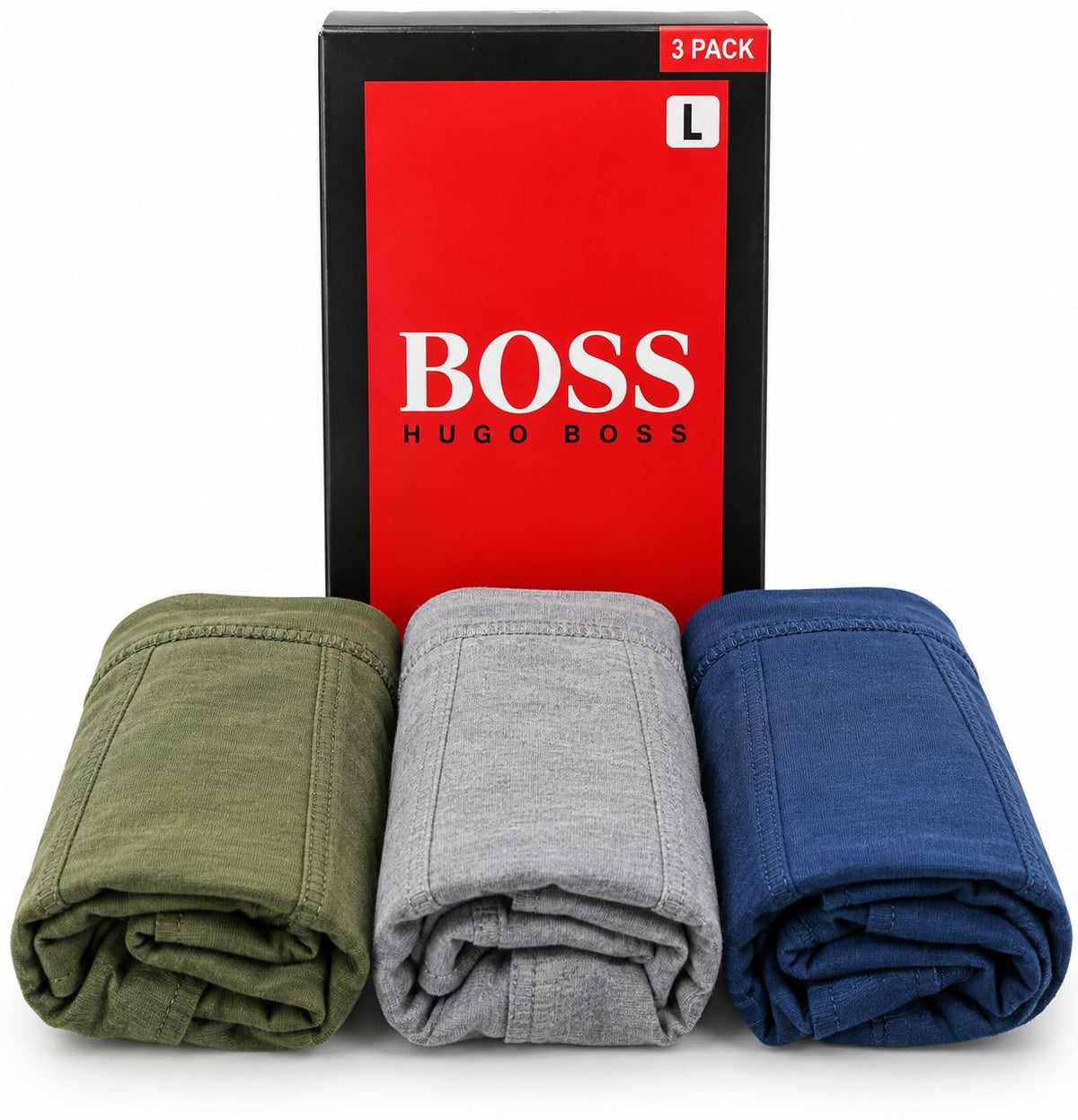 BOSS Hugo Boss Cotton Stretch Boxer Brief – 3 Pack
