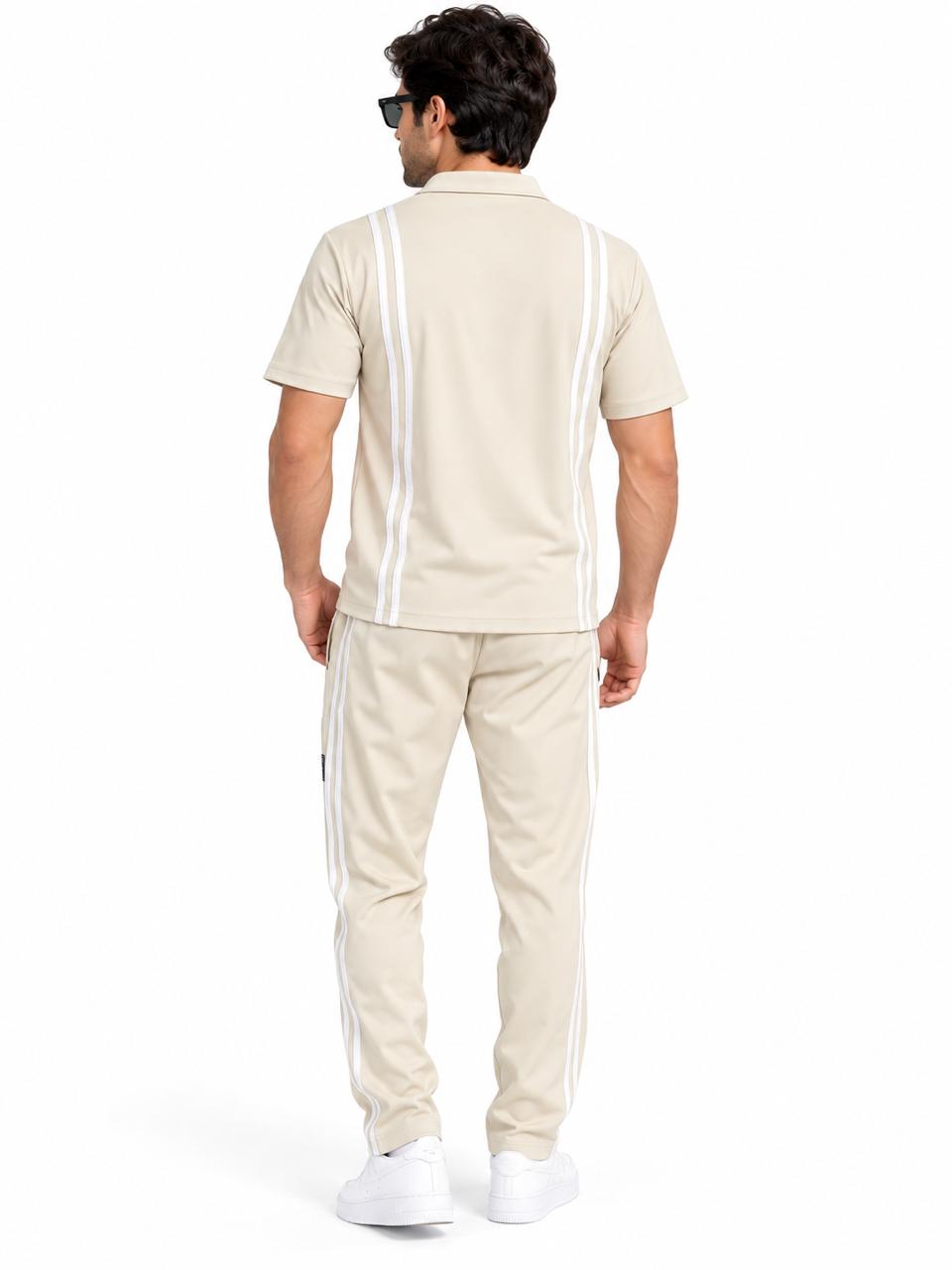 Men’s Zip-Collar Tracksuit Set