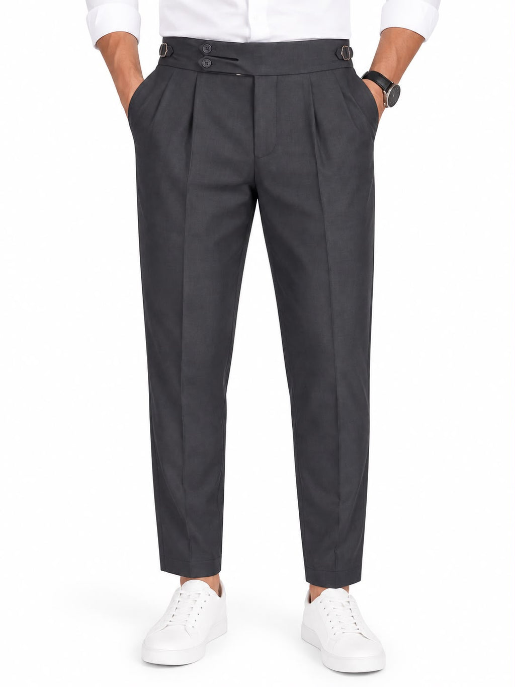 Men’s Premium Charcoal Grey Gurkha Pants