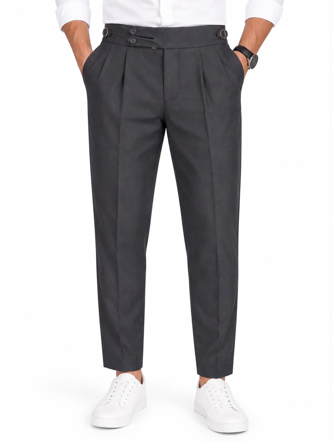Men’s Premium Charcoal Grey Gurkha Pants