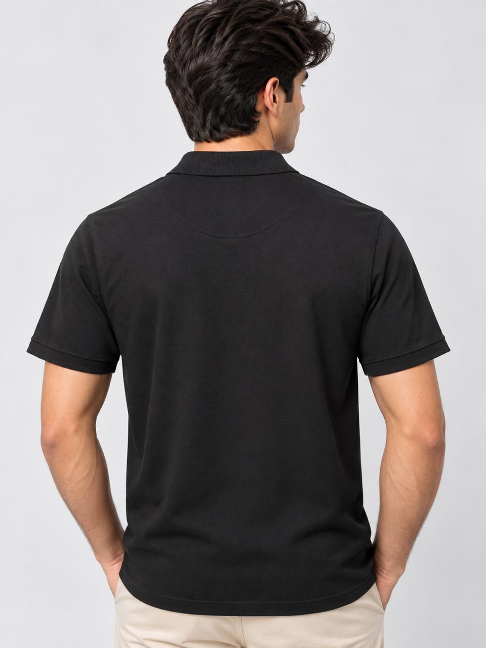 Men’s Half-Zip Polo Shirt
