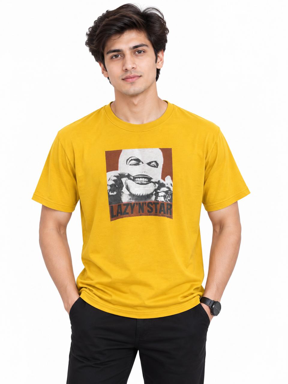 Men’s Yellow Graphic T-Shirt
