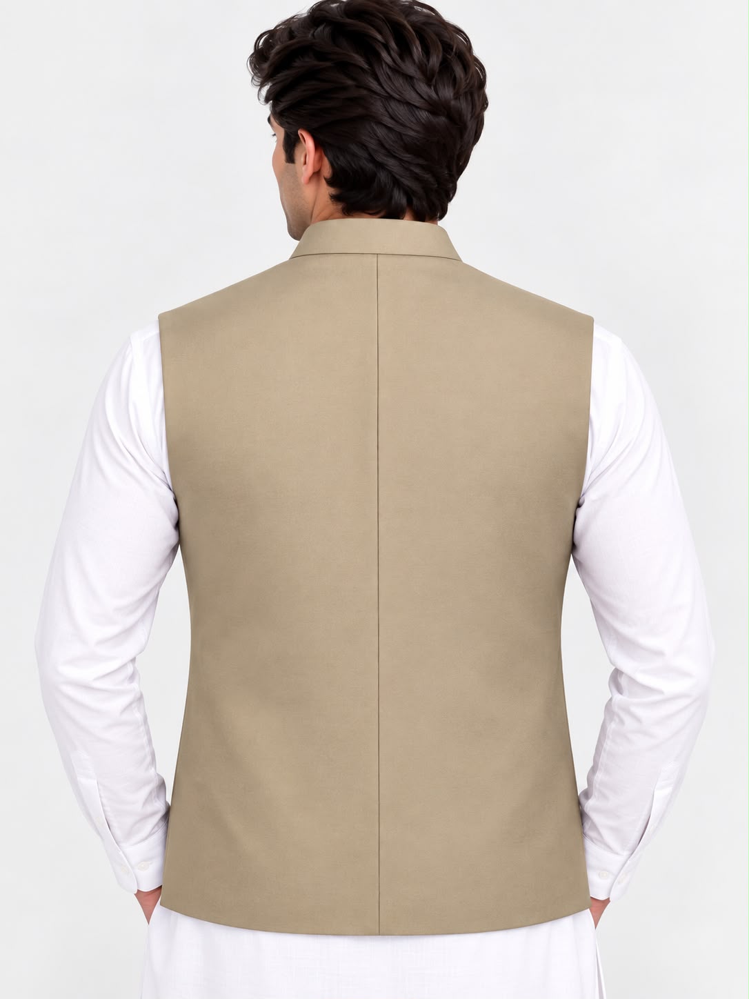 Men’s Premium Dark Beige Waistcoat