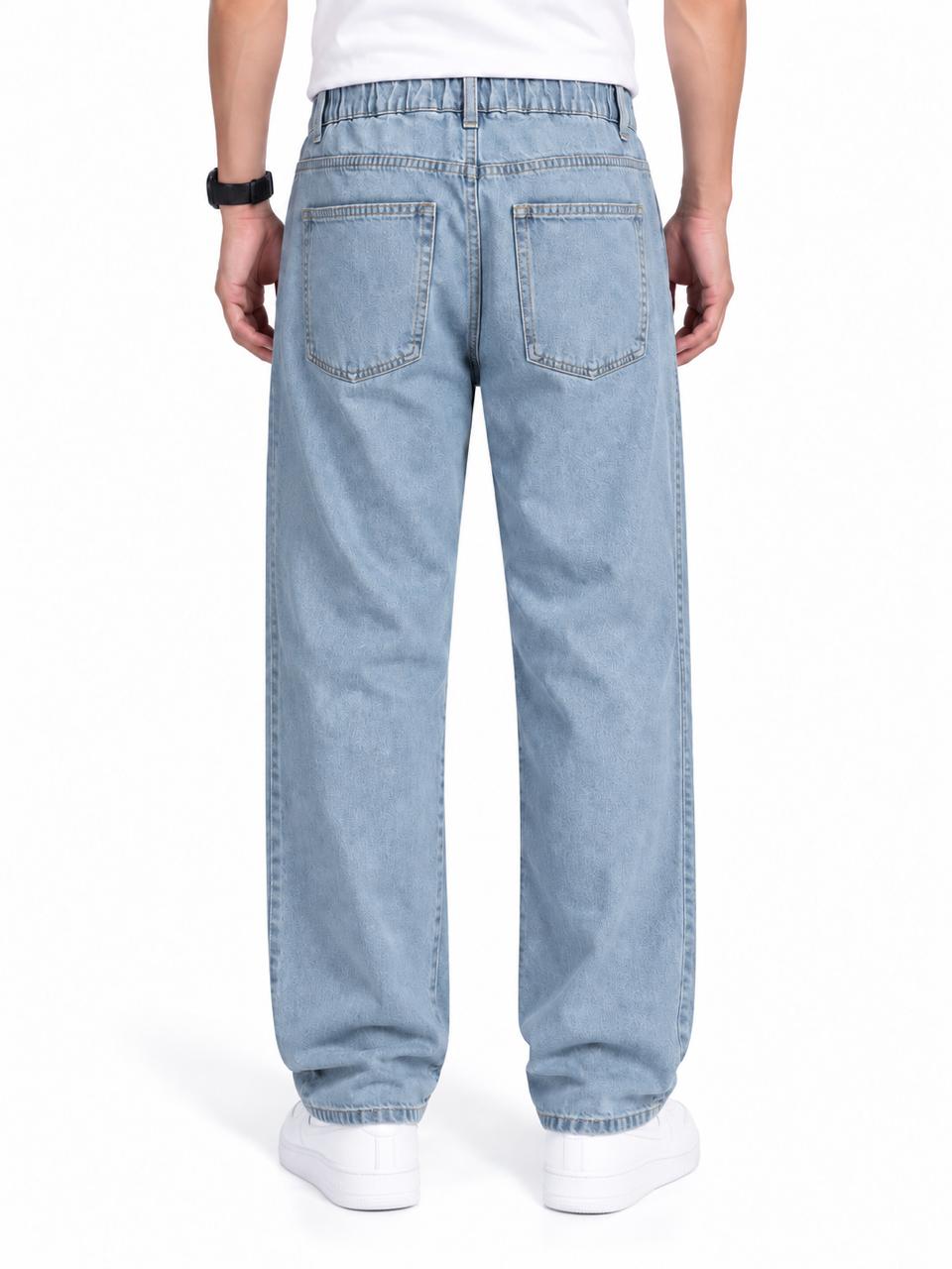 Men’s Light Blue Cargo Jeans