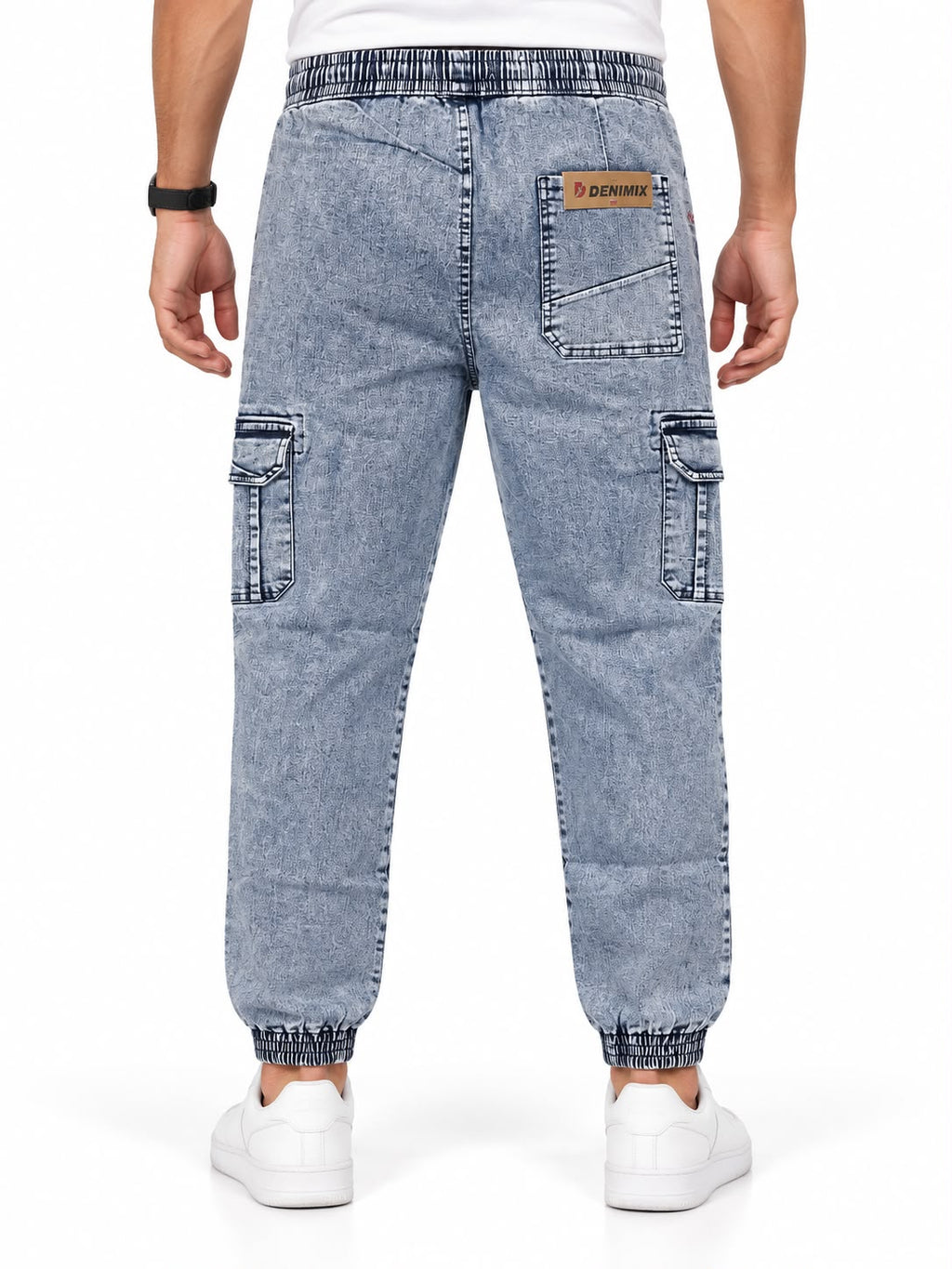 Men’s Denim Cargo Jogger Pants – DENIMIX