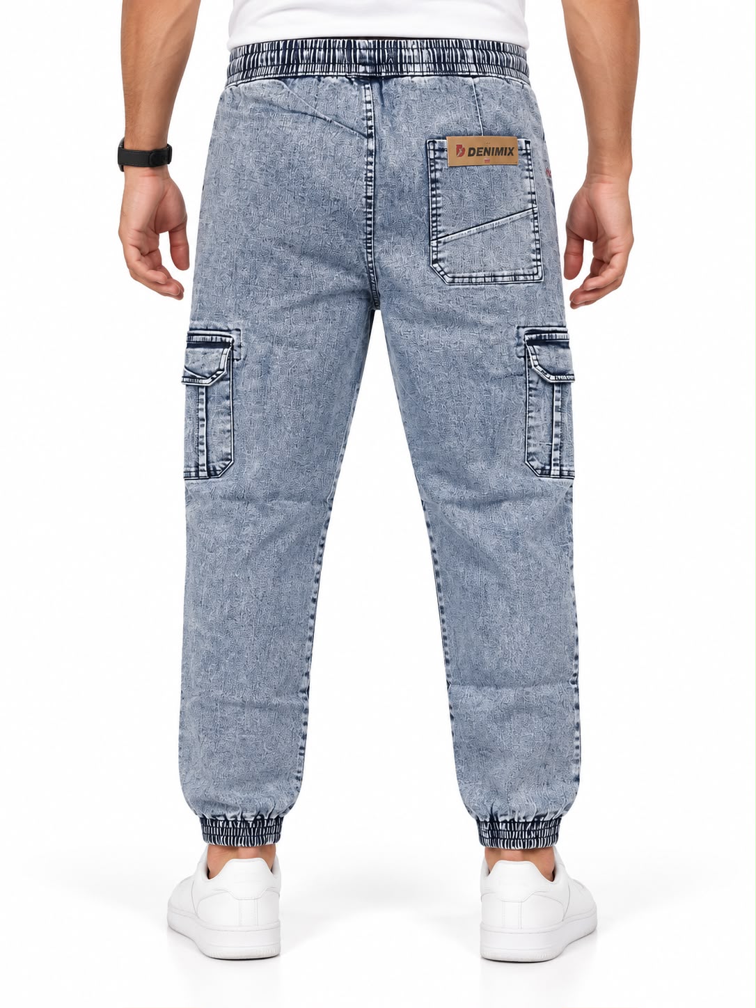 Men’s Denim Cargo Jogger Pants – DENIMIX