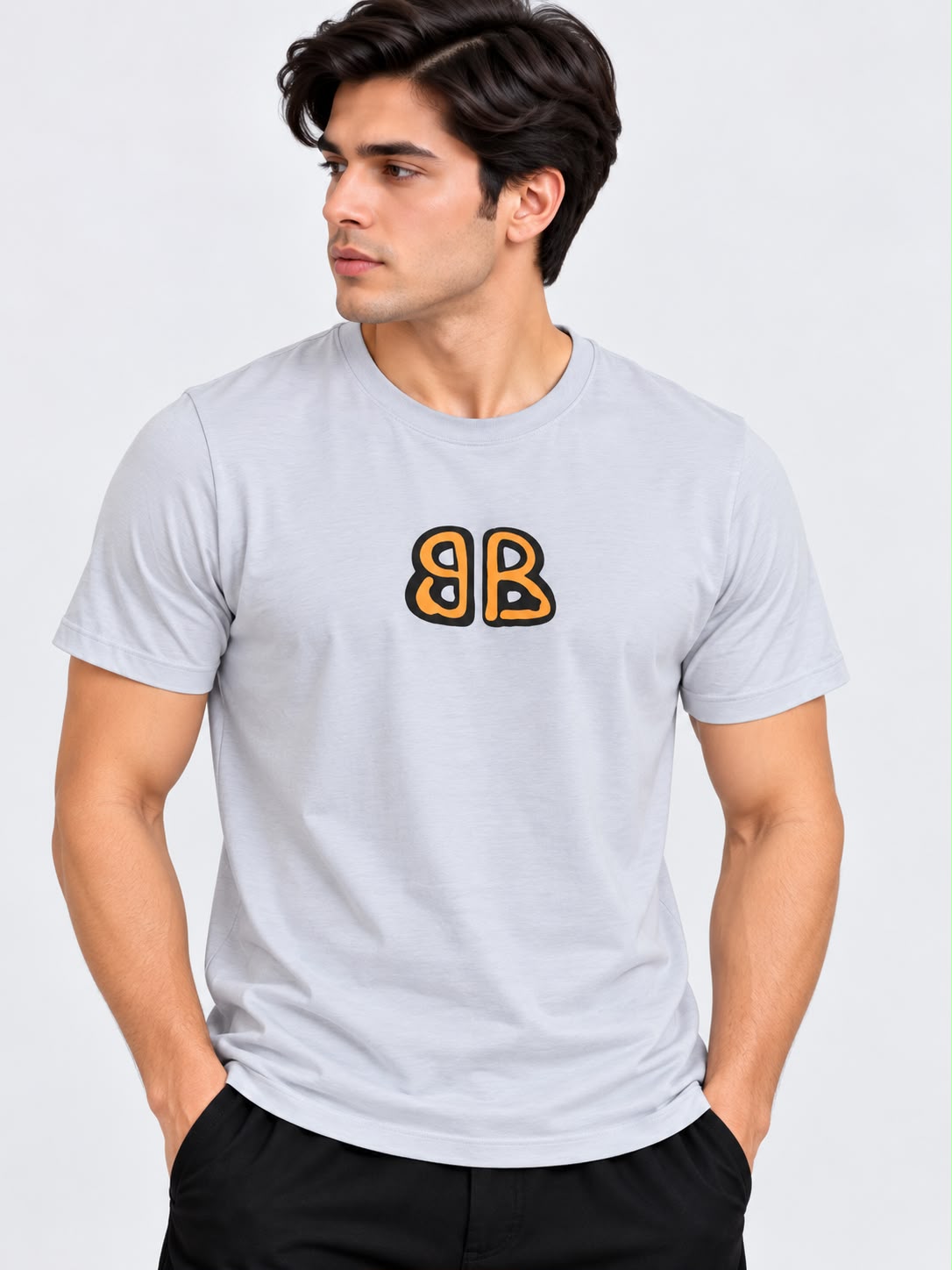 Balenciaga BB Logo Baggy drop shoulders T-Shirt