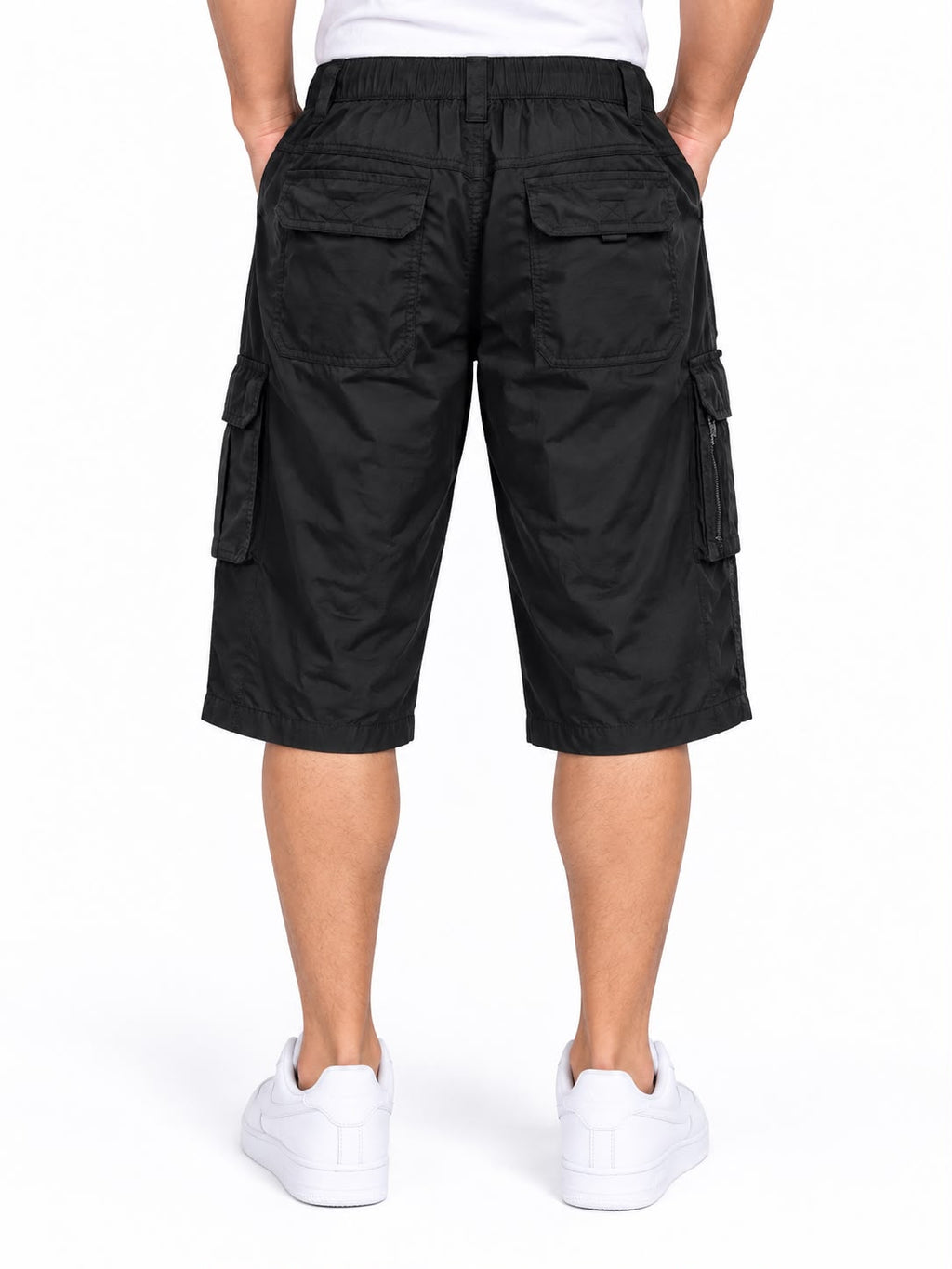 Men’s Light Grey Cargo Shorts