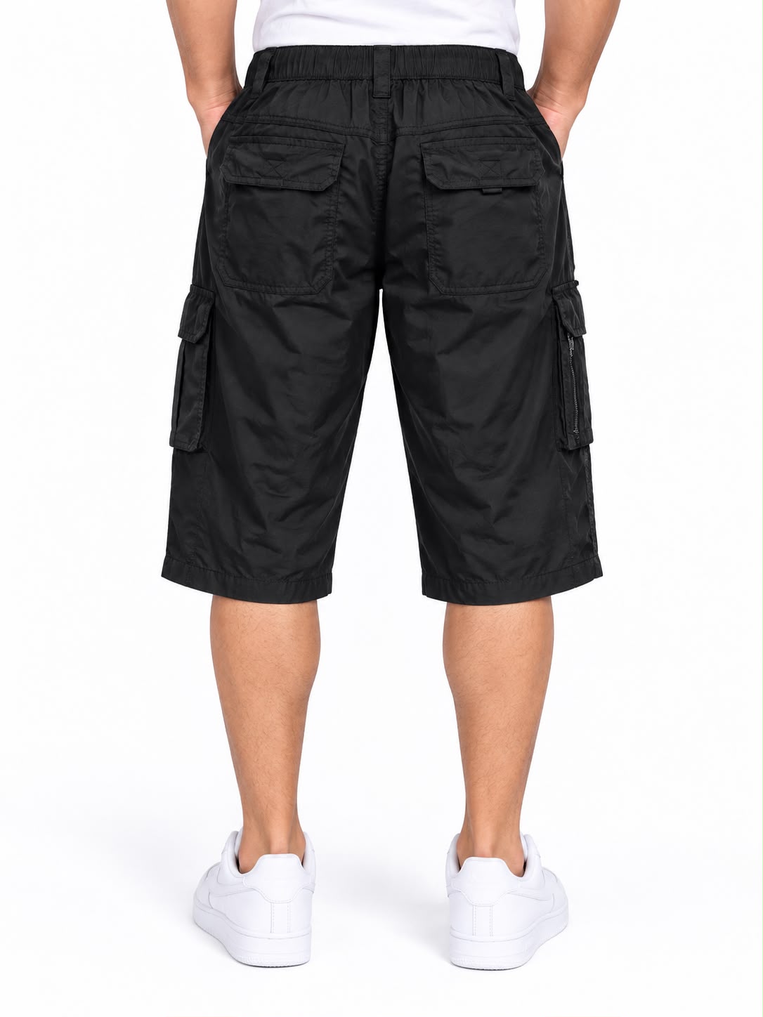 Men’s Light Grey Cargo Shorts