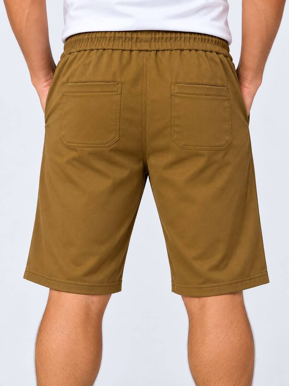 Men’s Olive Green Casual Shorts