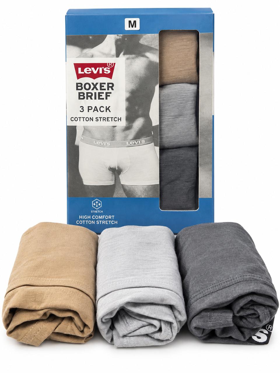 Levi’s Boxer Brief – Cotton Stretch 3 Pack